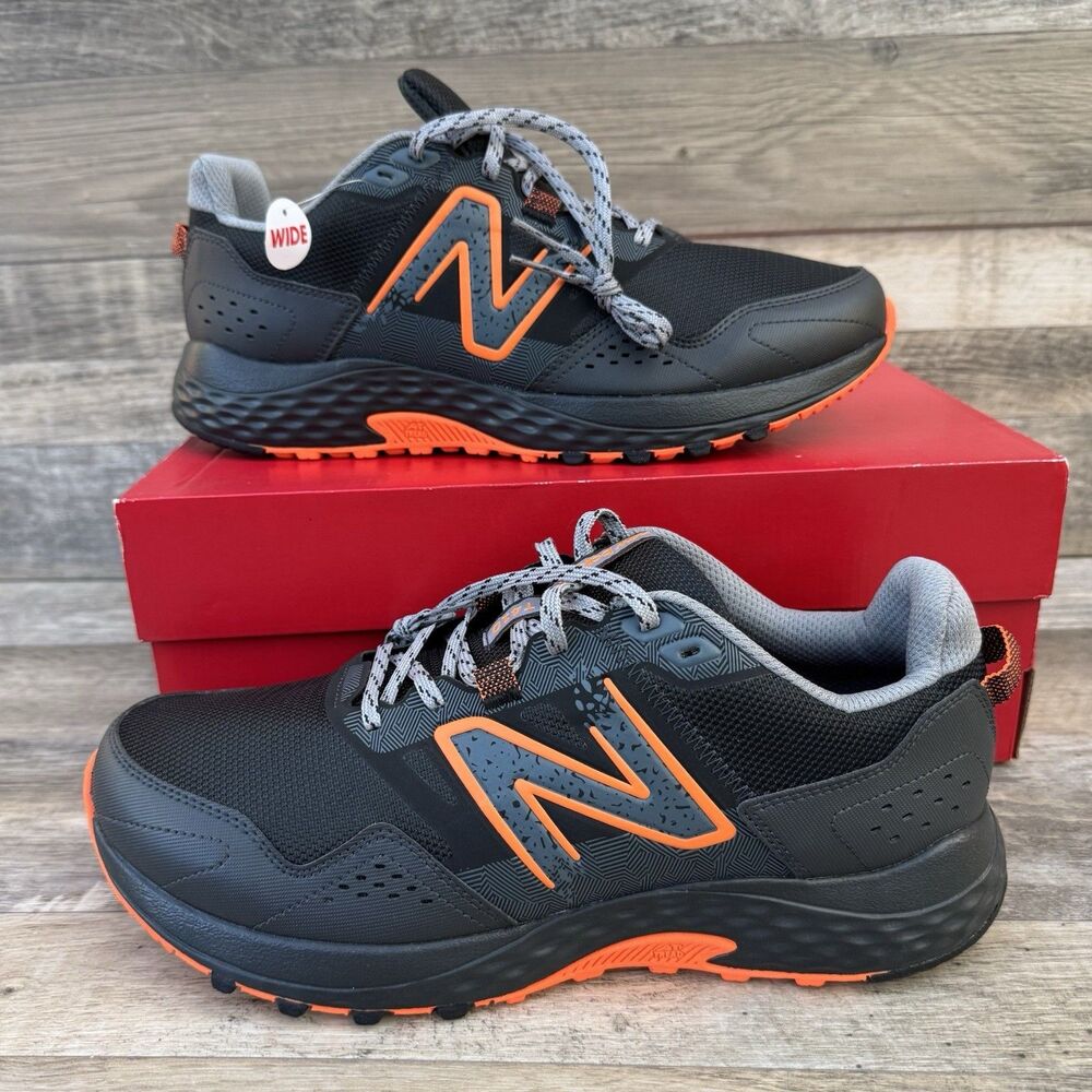 New Balance 410v8 Trail Running Black Red MT410LO8 Men’sSize 11 Wide